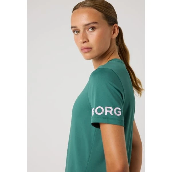 Björn Borg T-shirt til kvinder - Grøn - S