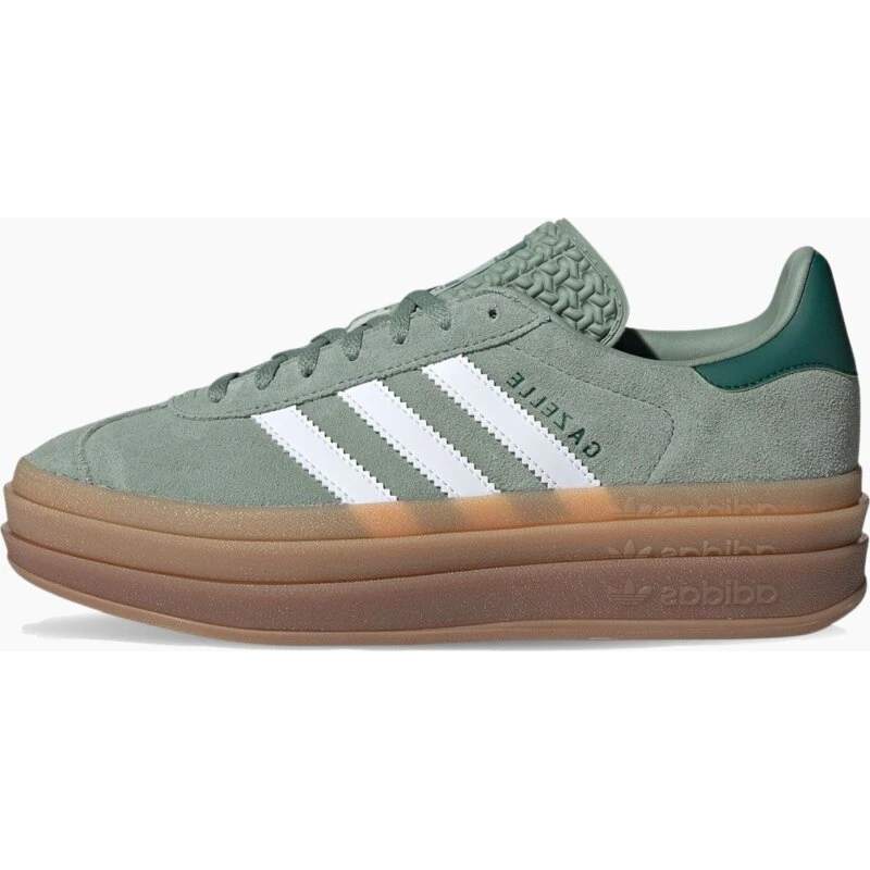 Adidas Gazelle Bold Silver Green (W) – Dame