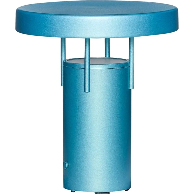 HÜBSCH BringMe Mini LED-bordlampe, Metallic Turquoise, 20 cm