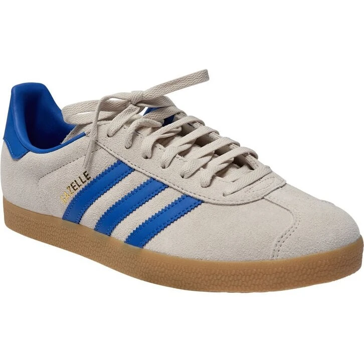 adidas Gazelle Suede Grå/Blå – Gum-sål