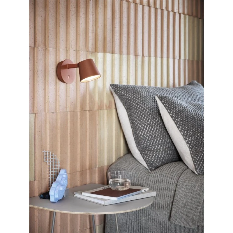 Muuto Tip Væglampe Grey - Aluminium
