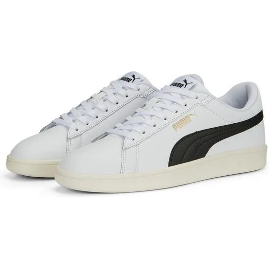 Puma Smash 3.0 L damesneakers hvid/grøn str. 44
