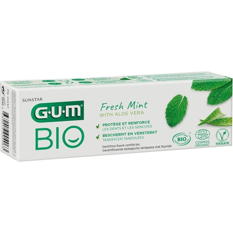 GUM® BIO Økologisk Tandpasta Fresh Mint 75ml