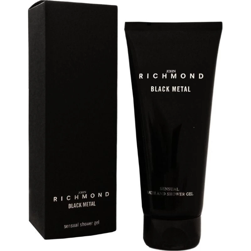 John Richmond Black Metal Cleansing Shower Gel Naturale 200 ml