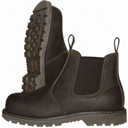 Ryom Waco sikkerhedsstøvle S2, brun voksbehandlet læder