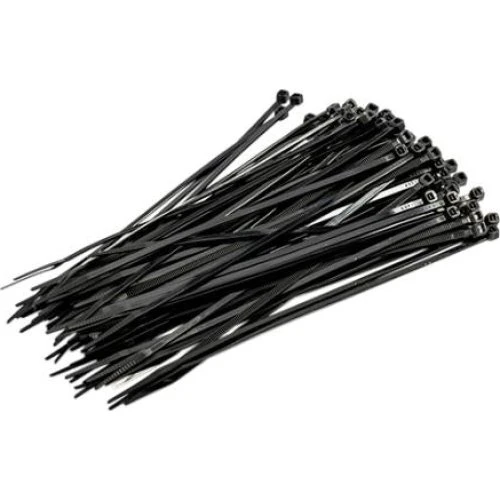 Kabelstrips 3,5x200 mm Sort (100 stk.)