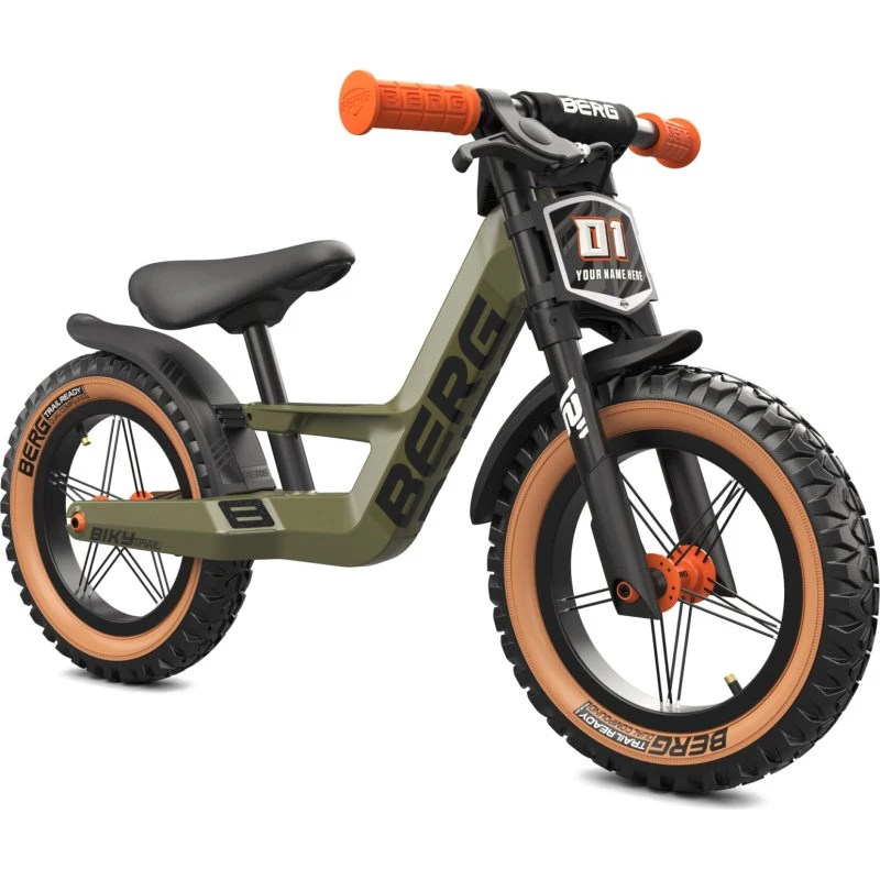 BERG Biky Trail Grøn Løbecykel med håndbremse