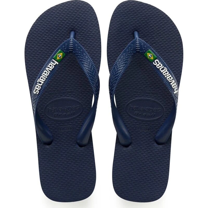 Havaianas Kids Brazil Logo Navy Blue