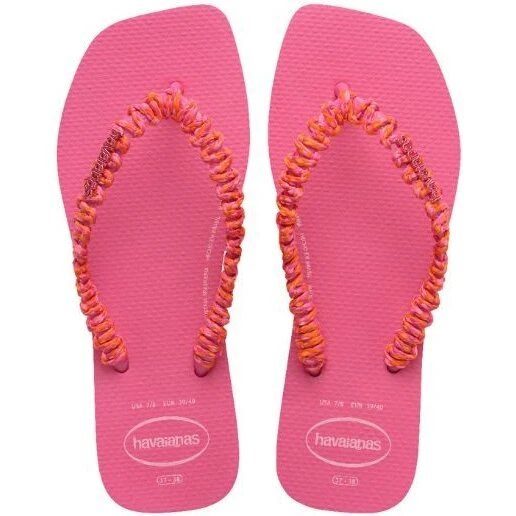 Havaianas Slim Square Boho Rosa Flux klipklapper