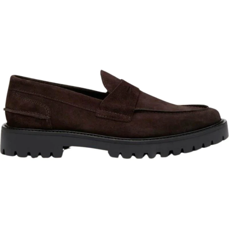 Garment Project Aaron Loafer GPF2590 – mørkebrun ruskind