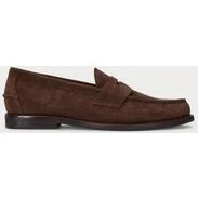 Polo Ralph Lauren Alston Penny loafers i ruskind, brun