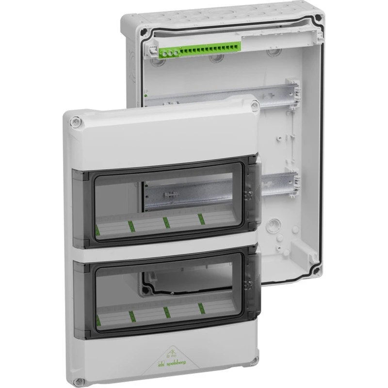 Spelsberg AK 24 - PE gruppetavle, 2x12 moduler, IP65
