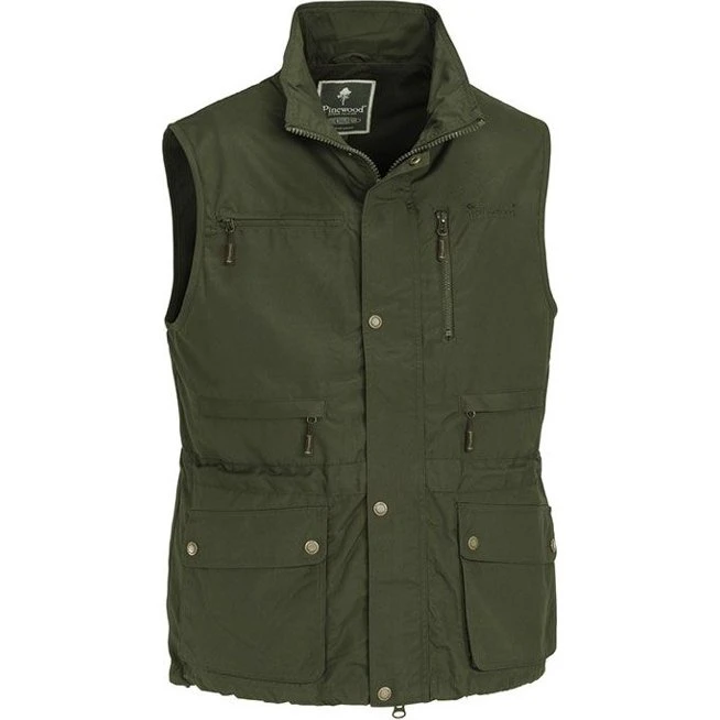 Pinewood Tiveden Vest Moss Green - M