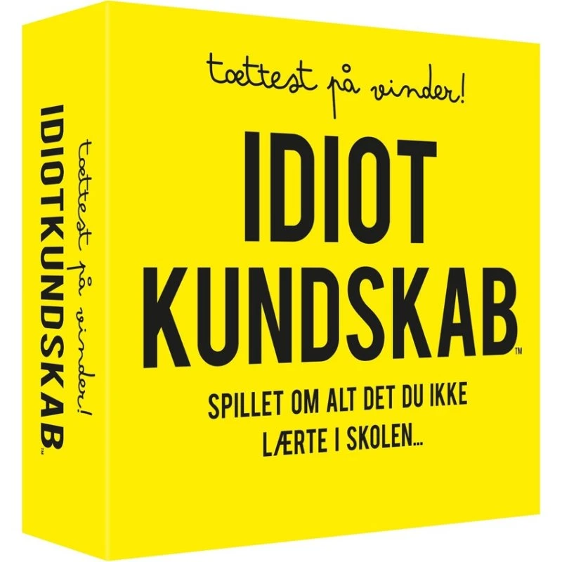 Idiotkundskab - Den sjove variant af det populære selskabspil