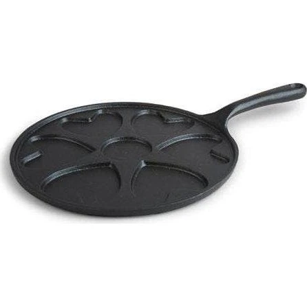 Pandelag Hjertan støbejern 23,5 cm