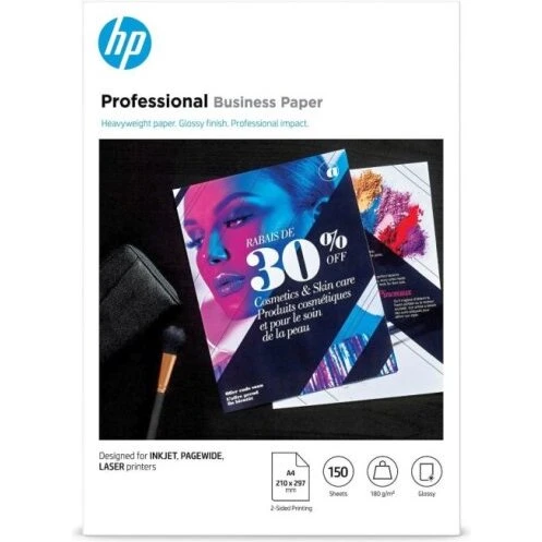 HP Professional Business A4 glossy fotopapir 180 g/m², 150 ark