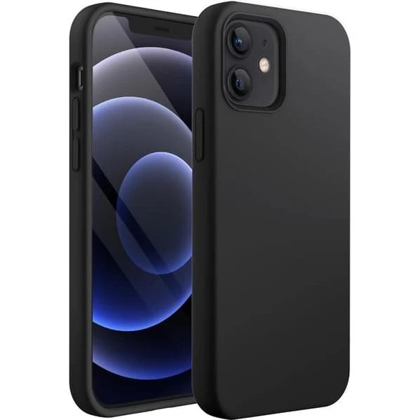iPhone 12/12 Pro mat sort etui