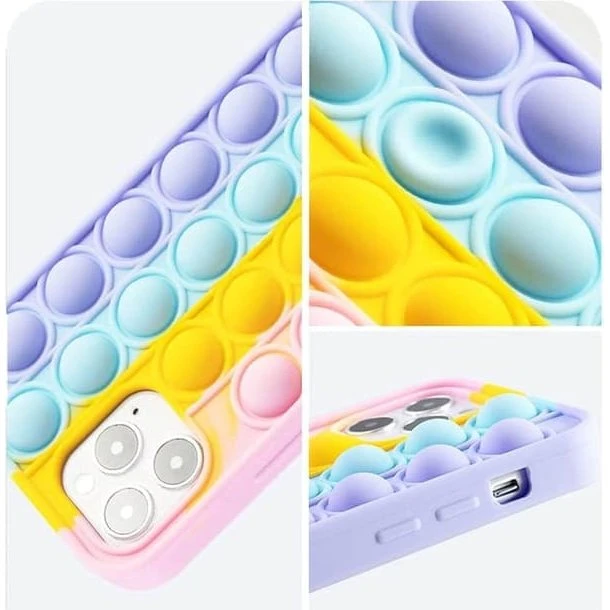 Pop It Fidget iPhone Cover i blød silikone