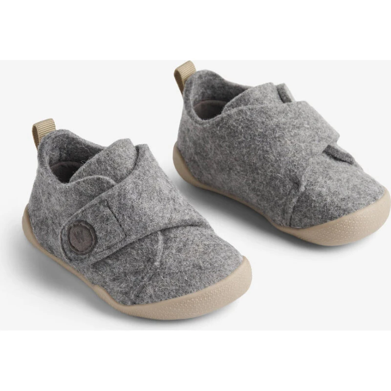 Wheat Filt Hjemmesko Fleecy - Grey