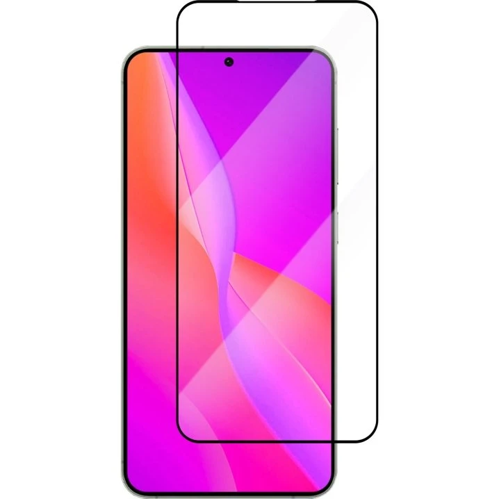 Champion Skærmbeskytter Galaxy S25, Sort, 9H Hærdet Glas