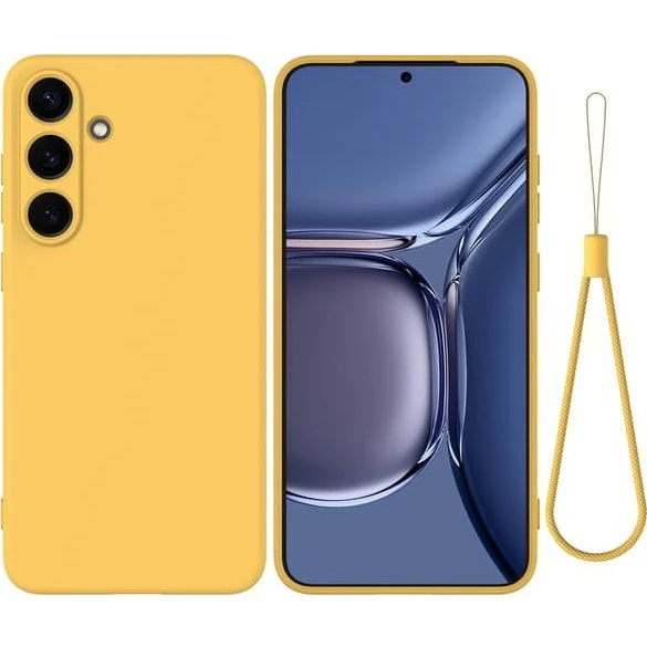 SKALO Samsung S25 FE Tynd Silikone Cover - Gul