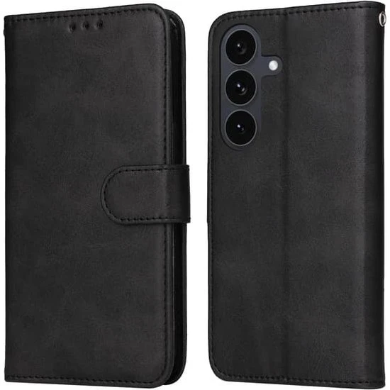 SKALO Samsung S25 FE PU-læder Flip Cover