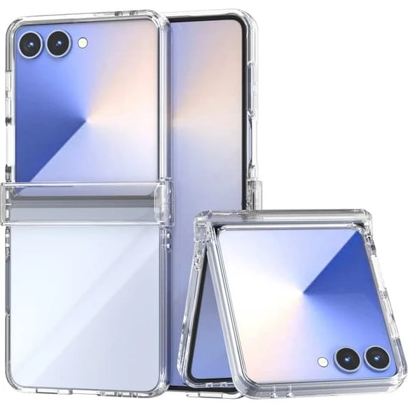 SKALO Samsung Z Flip7 Clear Cover - Gennemsigtig