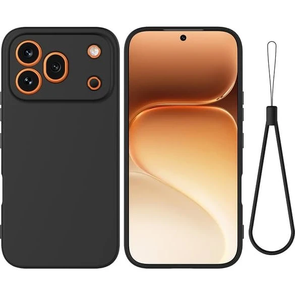 SKALO Tynd Silikone Cover til Honor 600 Pro - Sort
