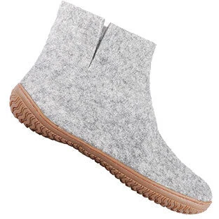 SHU`S filt-hjemmesko med gummisål Light Grey 38