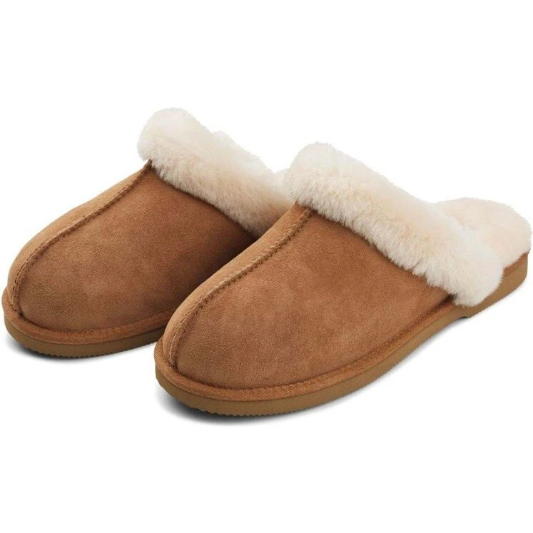 Natures Collection hjemmesko i ægte lammeskind uden hælkappe