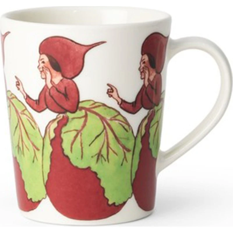 Design House Stockholm Elsa Beskow Mrs Beetroot krus, 28 cl