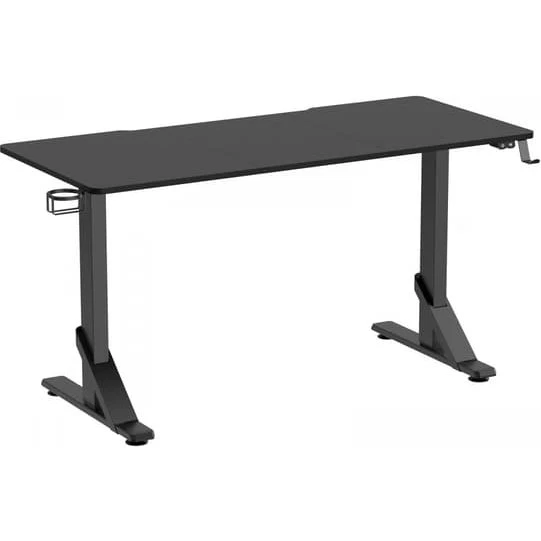 Heavy Duty RGB Gaming Skrivebord 136 x 60 cm - Sort