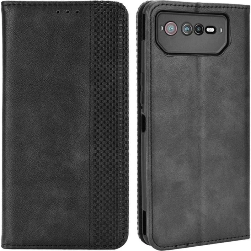 Wallet Stand Flip til Asus ROG Phone 6 5G/6 Pro 5G - Sort