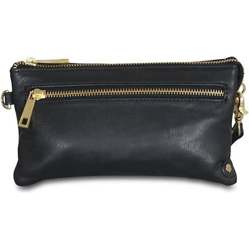 Depeche Golden Chic Clutch 11998 — sort (11x20x5 cm)