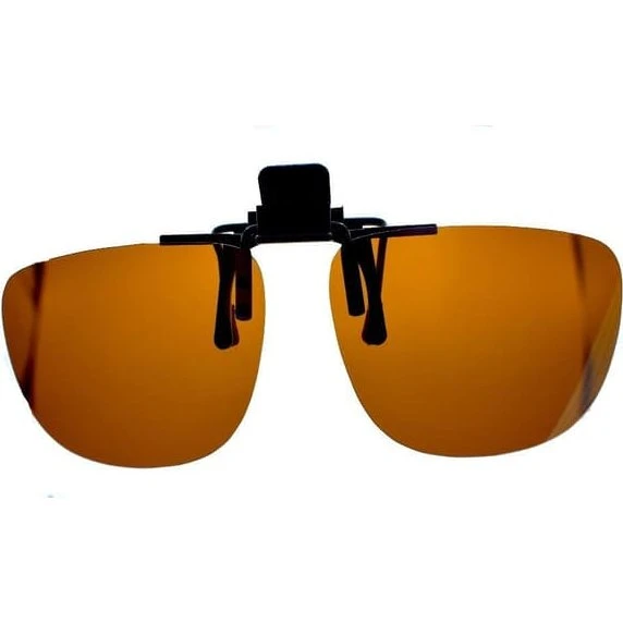 Clip-on Solbriller - Polariseret UV400 med hård plasttaske