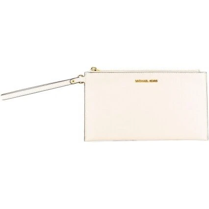 Michael Kors læderhåndtaske Jet Set Travel - beige (35S4GTVW3L)