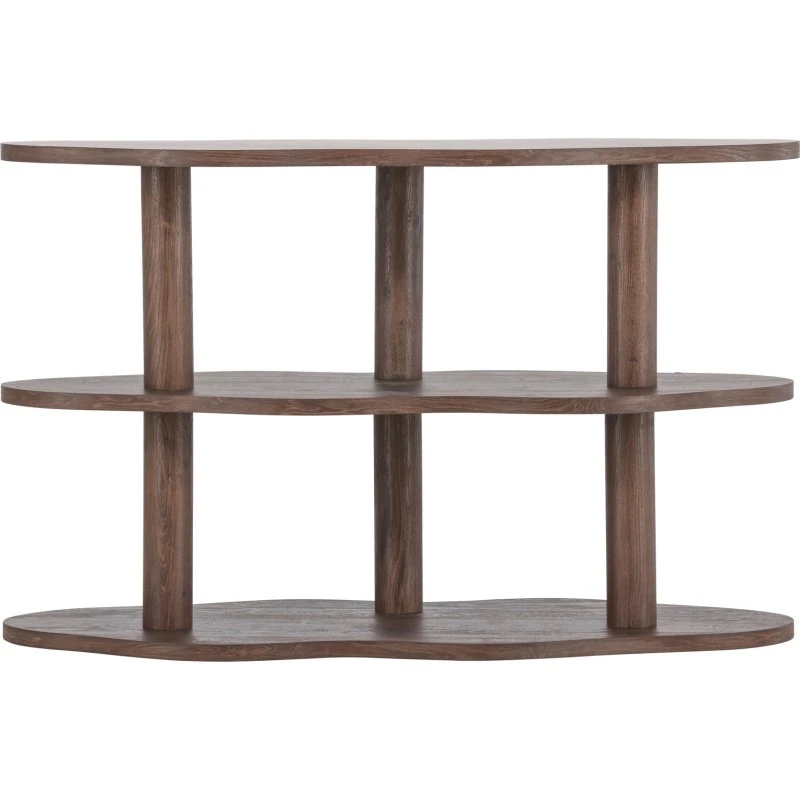 VENTURE DESIGN Moln reol, 3 hylder, Mocca, 120x45x75 cm