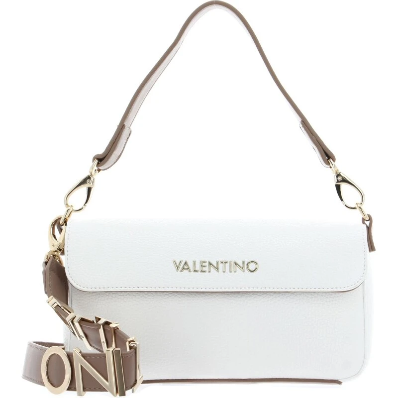 VALENTINO Alexia Crossbody Bag Bianco/Cuoio