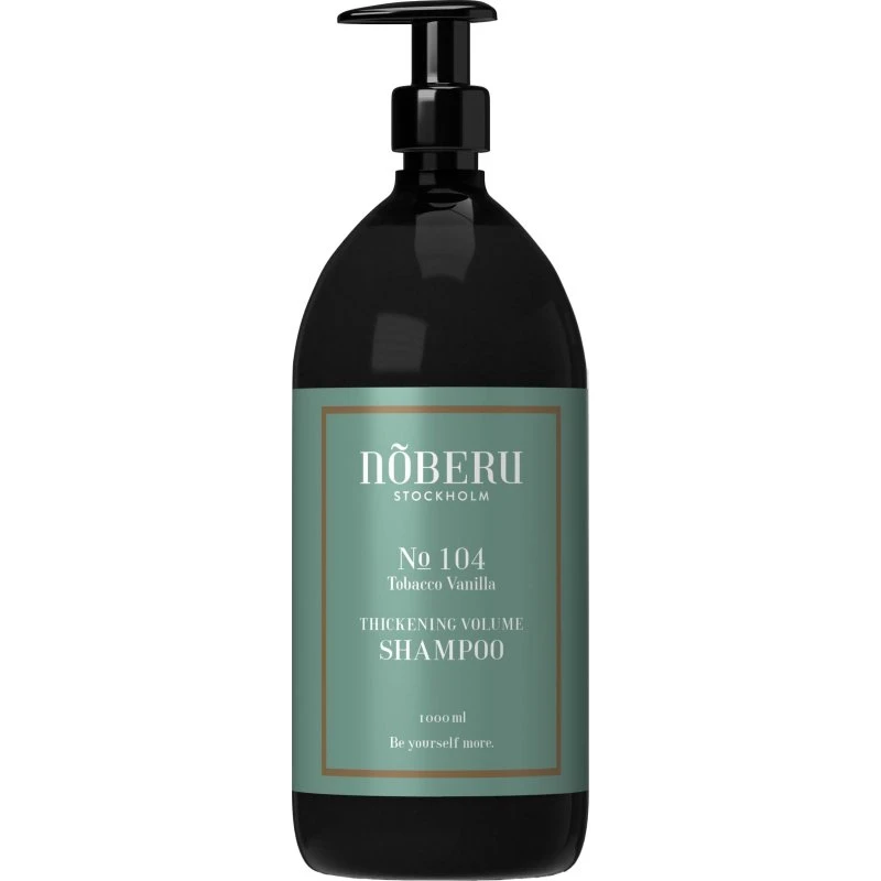 Nøberu of Sweden Thickening Volume Shampoo No 104 Tobacco Vanilla 1000 ml