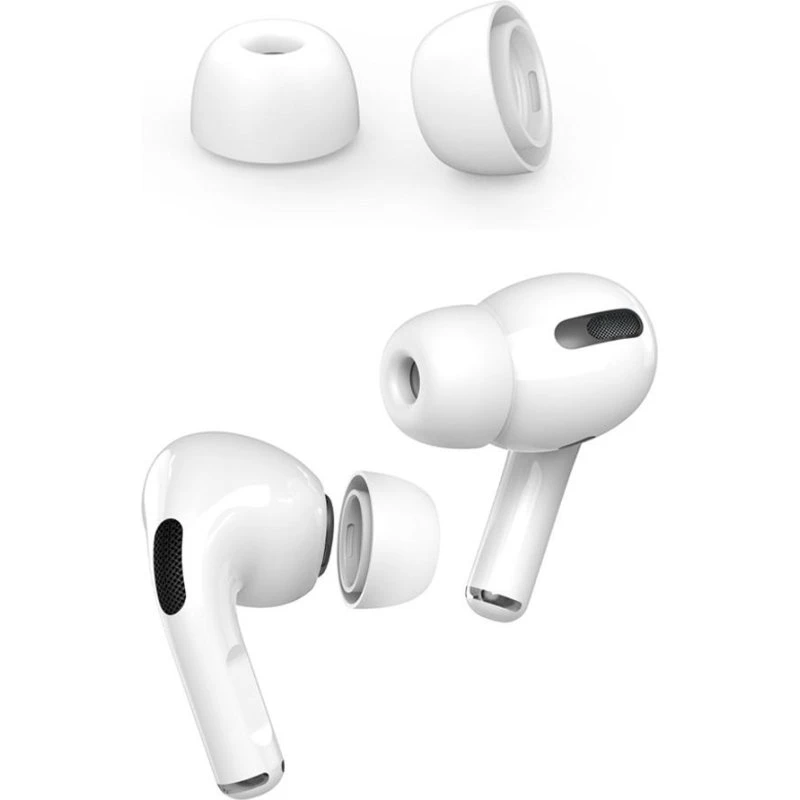 AHASTYLE Silikone Ørepropper til AirPods Pro (Large) - Hvid