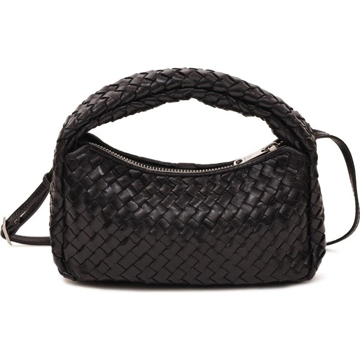 Adax Salerno Madelaine håndtaske i flettet skind