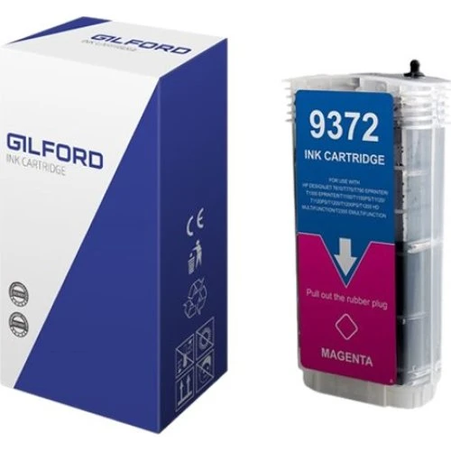 Gilford Magenta Blækpatron til HP 72 - 130 ml