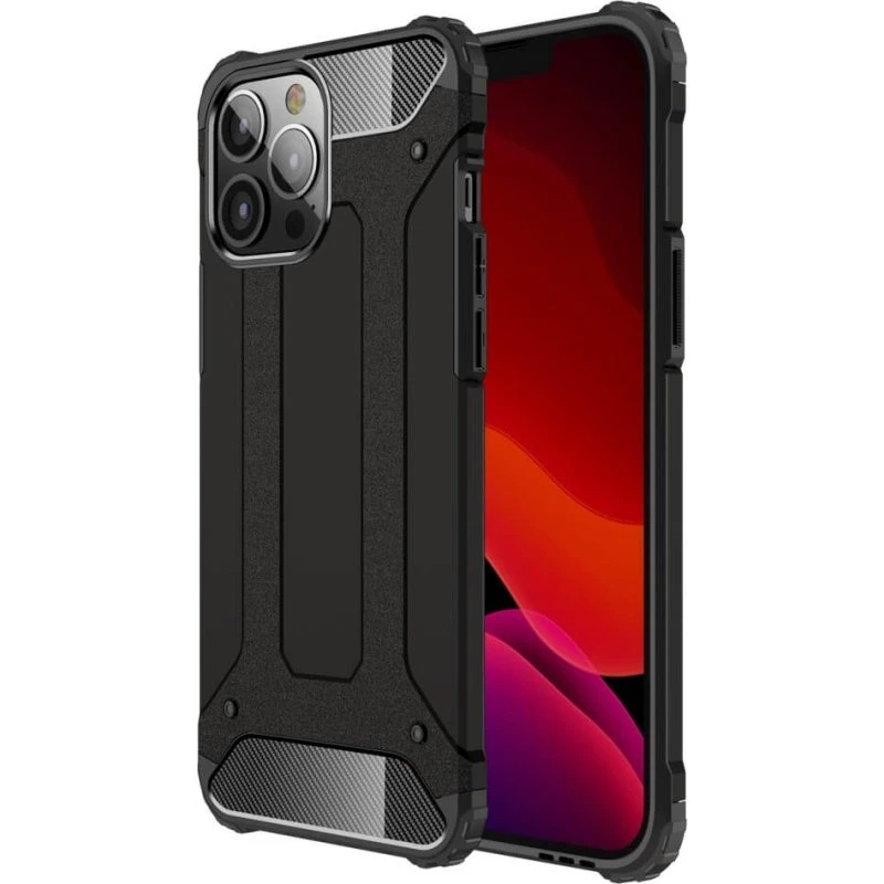Armor Guard Telefontaske til iPhone 13 Pro - Sort