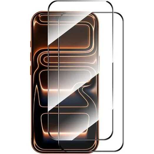 BOOM 2-pak skærmbeskytter til iPhone 17 Pro & 16 Pro i hærdet glas