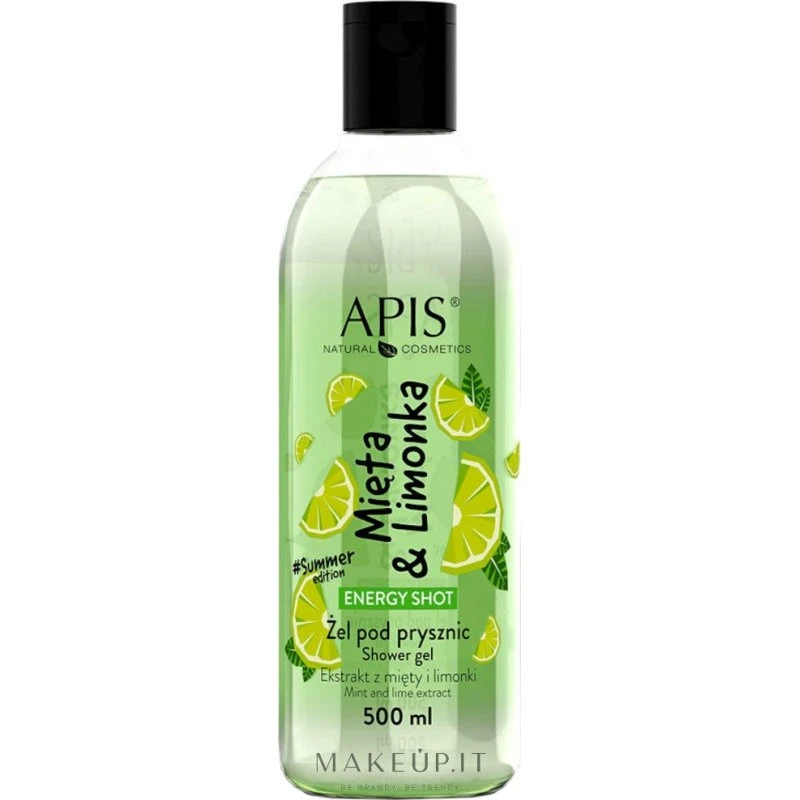 Apis Natural Cosmetics Energy Shot Mint & Lime Shower Gel 500 ml