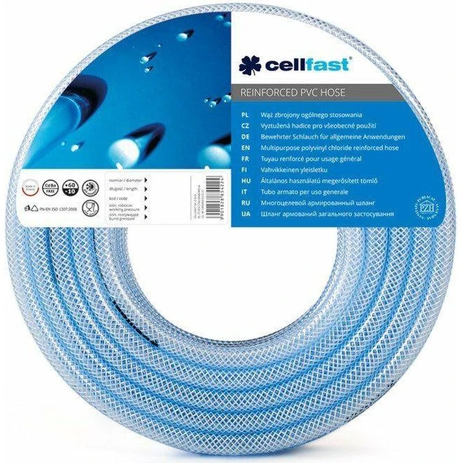 CELLFAST Forstærket PVC Haveslange 16 mm x 50 m