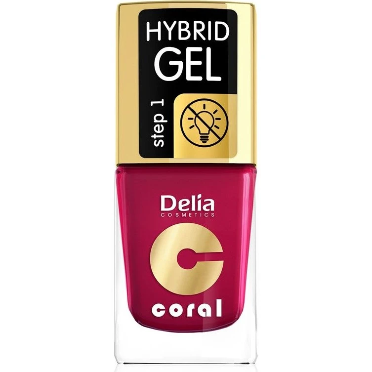 Delia Cosmetics Coral Hybrid Gel Neglelak Farve 06, 11 ml