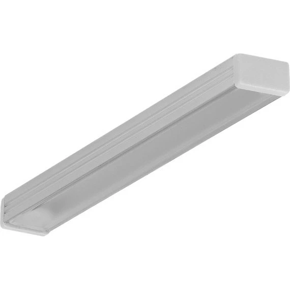 SLIM8 AC2/Z LED-skinne i aluminium, 1m, ubehandlet