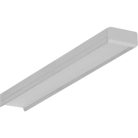 BEGTON12 J/S Aluprofil 1m - Ubehandlet aluminium til LED-skinne
