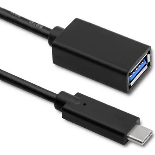 Qoltec USB 3.1 Type-C til USB 3.0 Type-A kabel, 0,25 m
